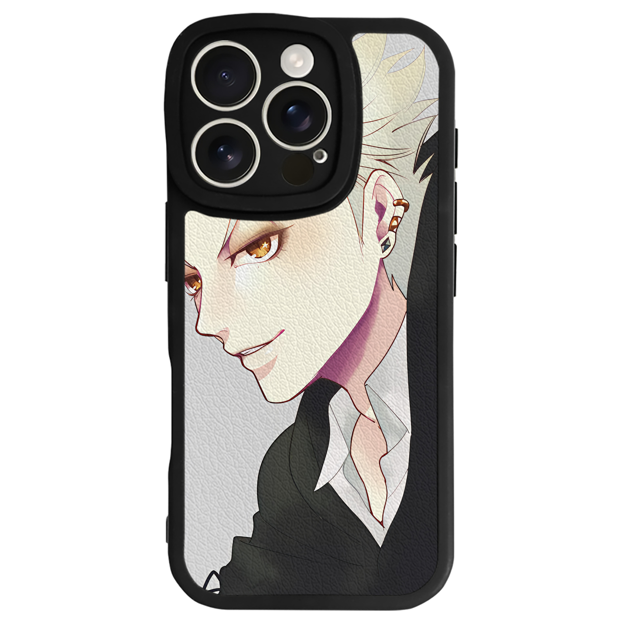 （画像用） ハイキュー!! Haikyu!! 【iPhone 16シリーズ対応】シリコンスマホケース（レザー調） 材質：シリコン